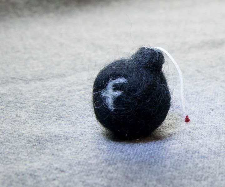 How to Make an F-Bomb - the Felted Way.