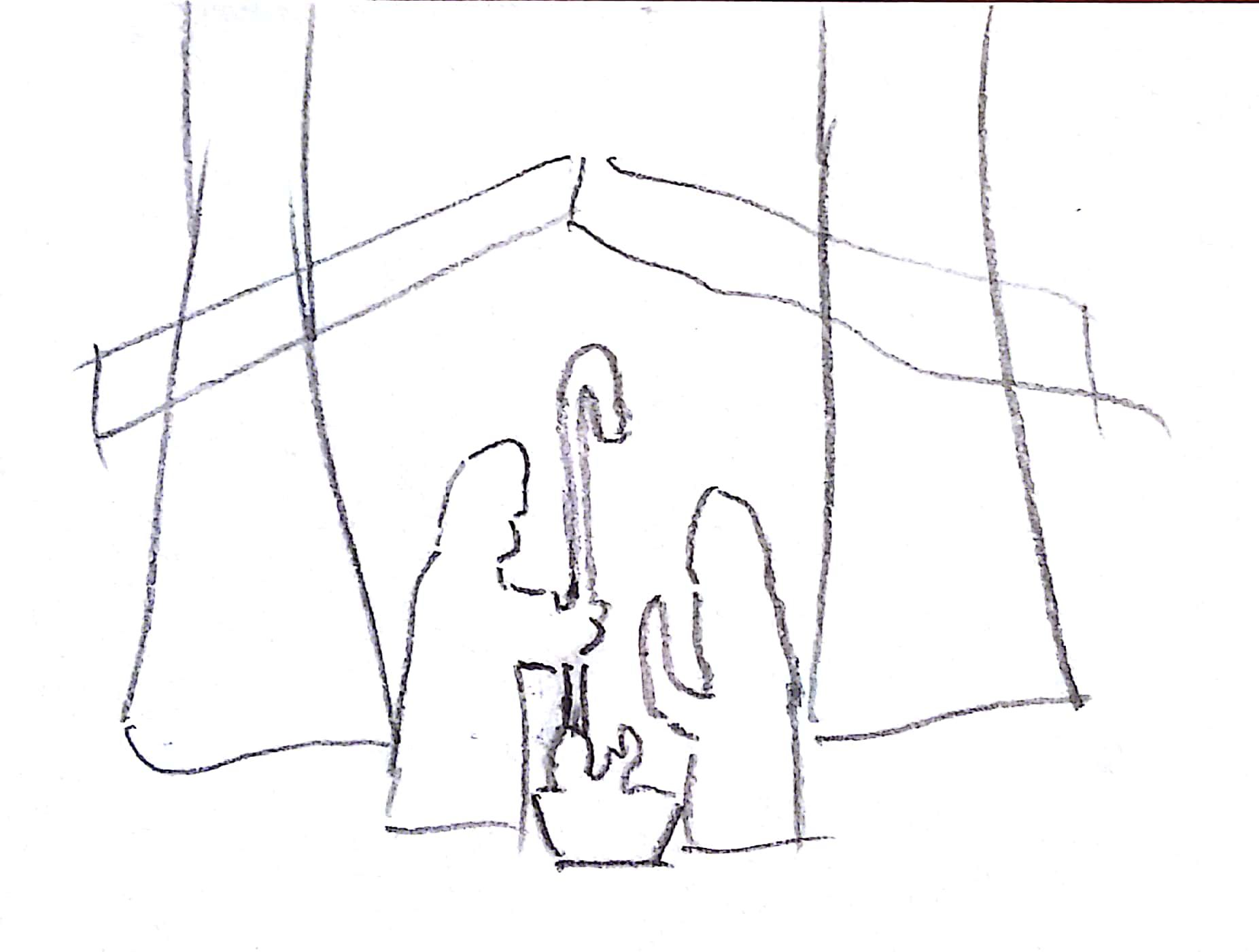 Nativity Scene From One Piece of Plywood &amp; Scrap Wood : 6 Steps (with ...
