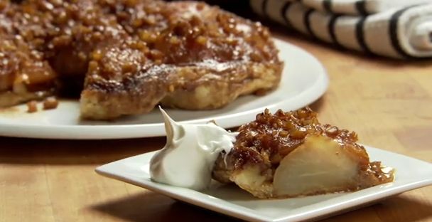 Pear and Walnut Tartin