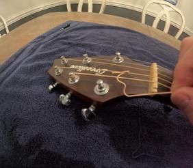 How to Restring a Guitar With a Pinless Bridge : 8 Steps - Instructables