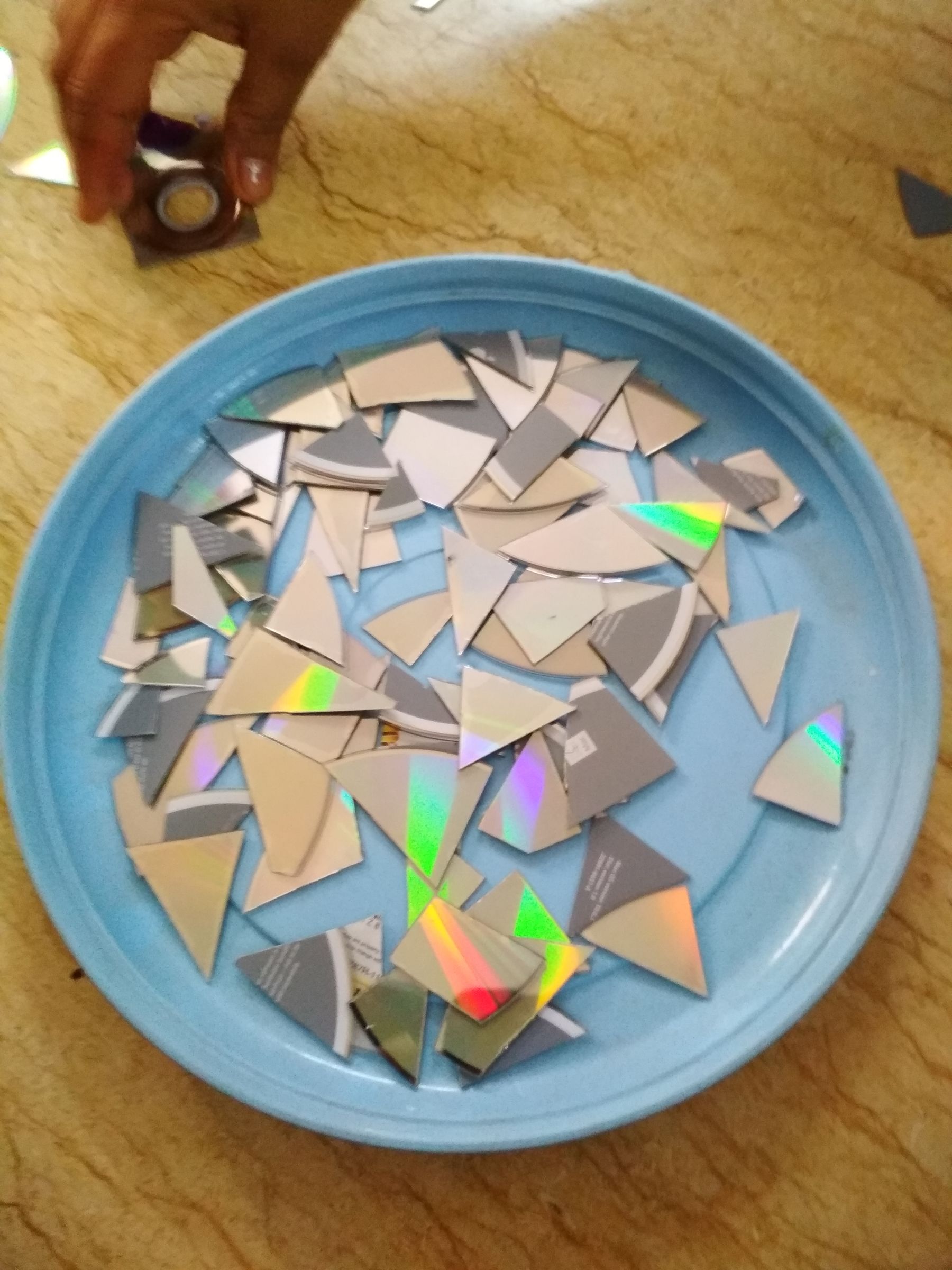 CD Mosaic Table Top 6 Steps (with Pictures) Instructables