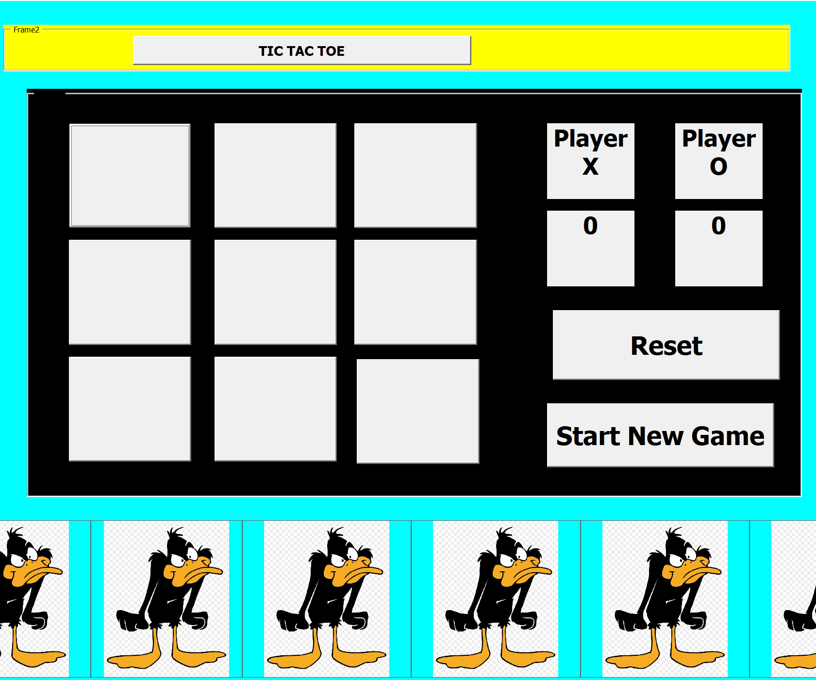 TIC TAC TOE EXCEL