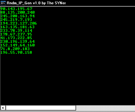 Random IP Generator