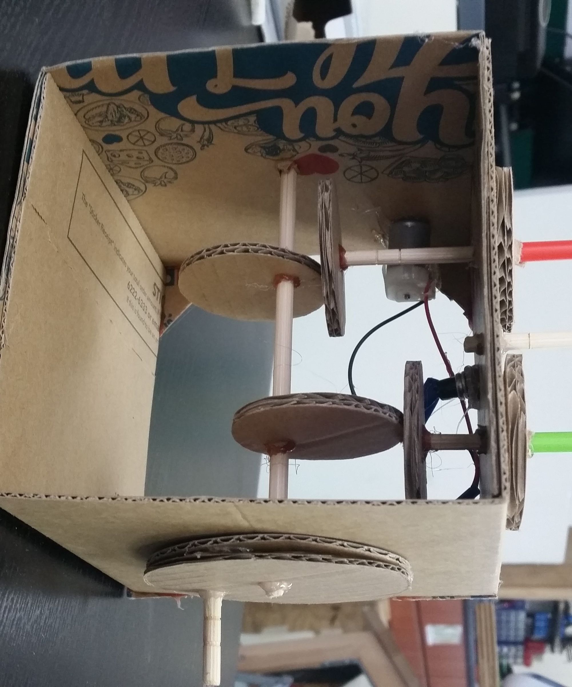 Easy Cardboard Automata Toy With a Motor