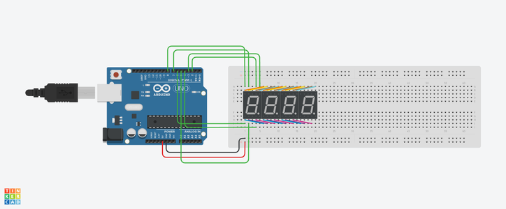 4 Digit Seven Segment Display Digital Clock : 4 Steps - Instructables