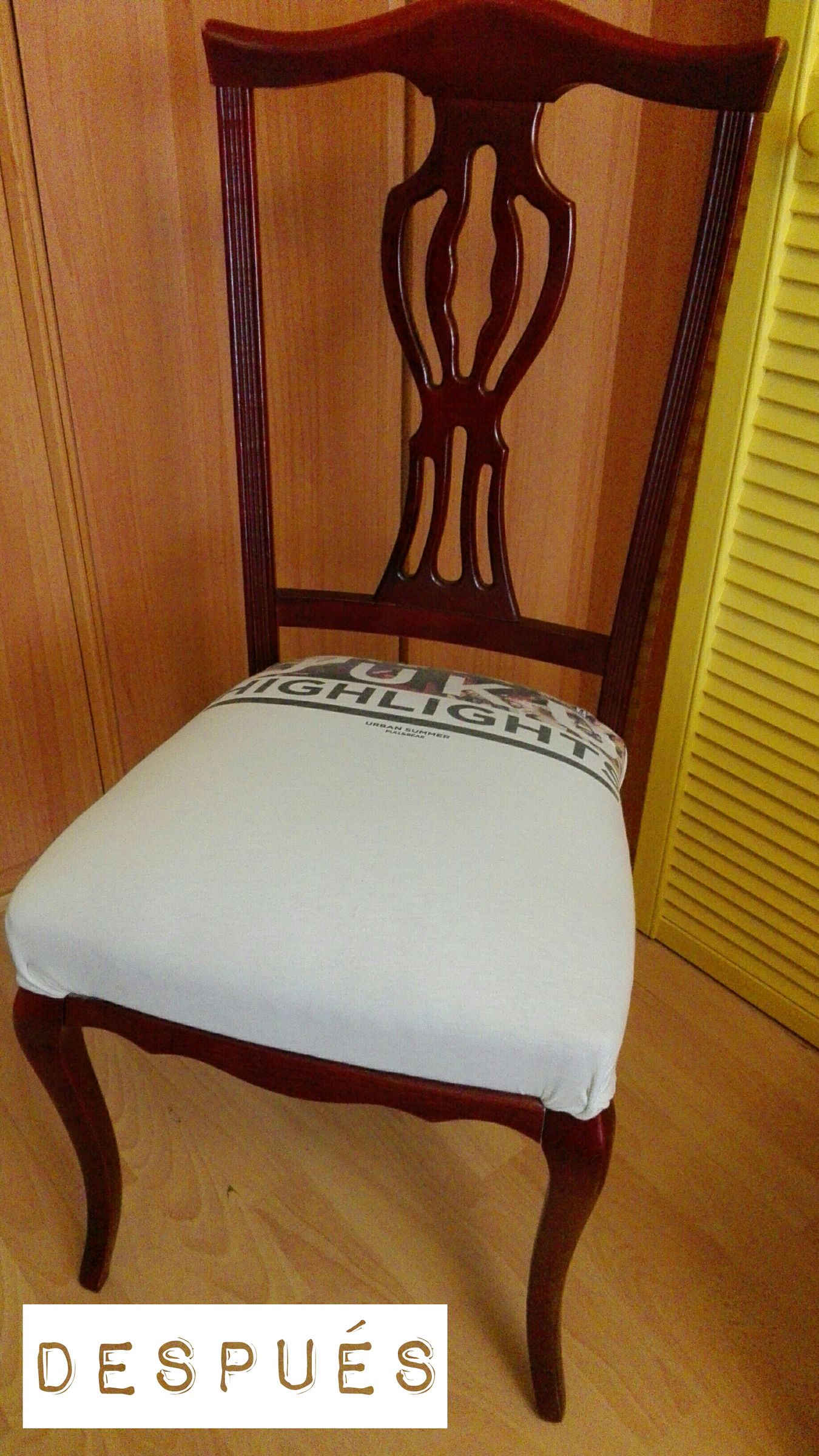 Tapizar Silla Con Camiseta