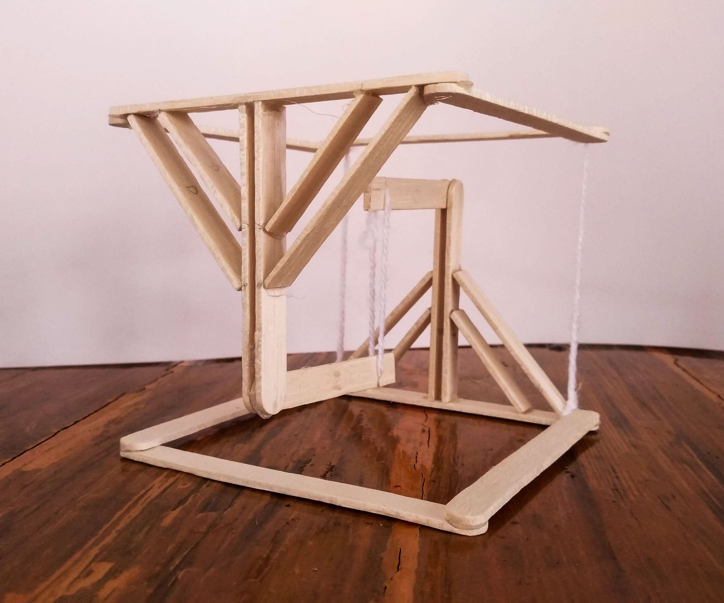 Popsicle Tensegrity Toy