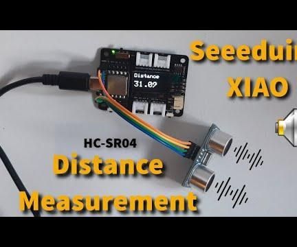 Seeeduino XIAO Expansion Board Ultrasonic Distance Sensor With Sound Warning - Arduino