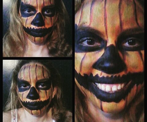 Jack O Lantern Face Paint