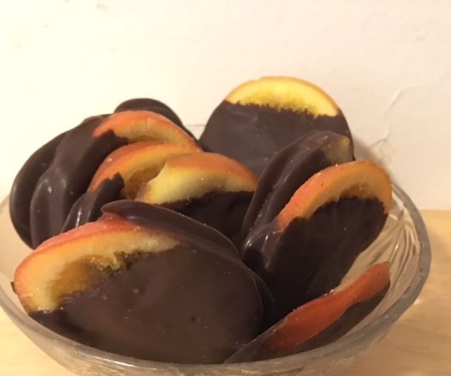 Easy Chocolate-covered Orange Slices