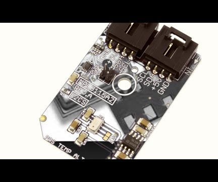 Particle Photon - MPL3115A2 Precision Altimeter Sensor Tutorial