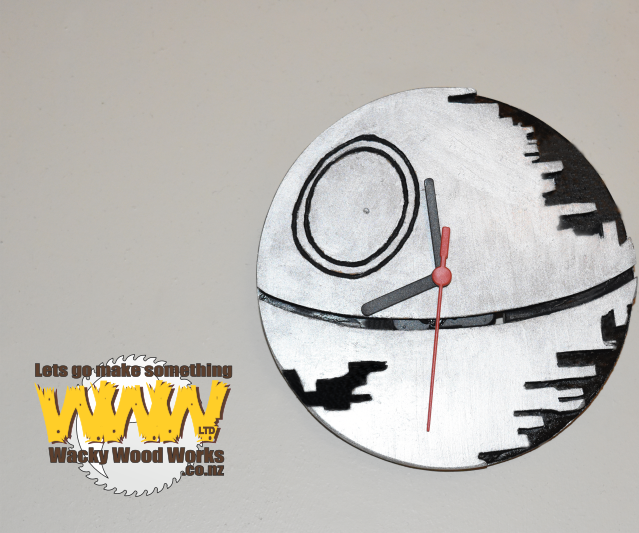 Deathstar Clock. Limited Tools.
