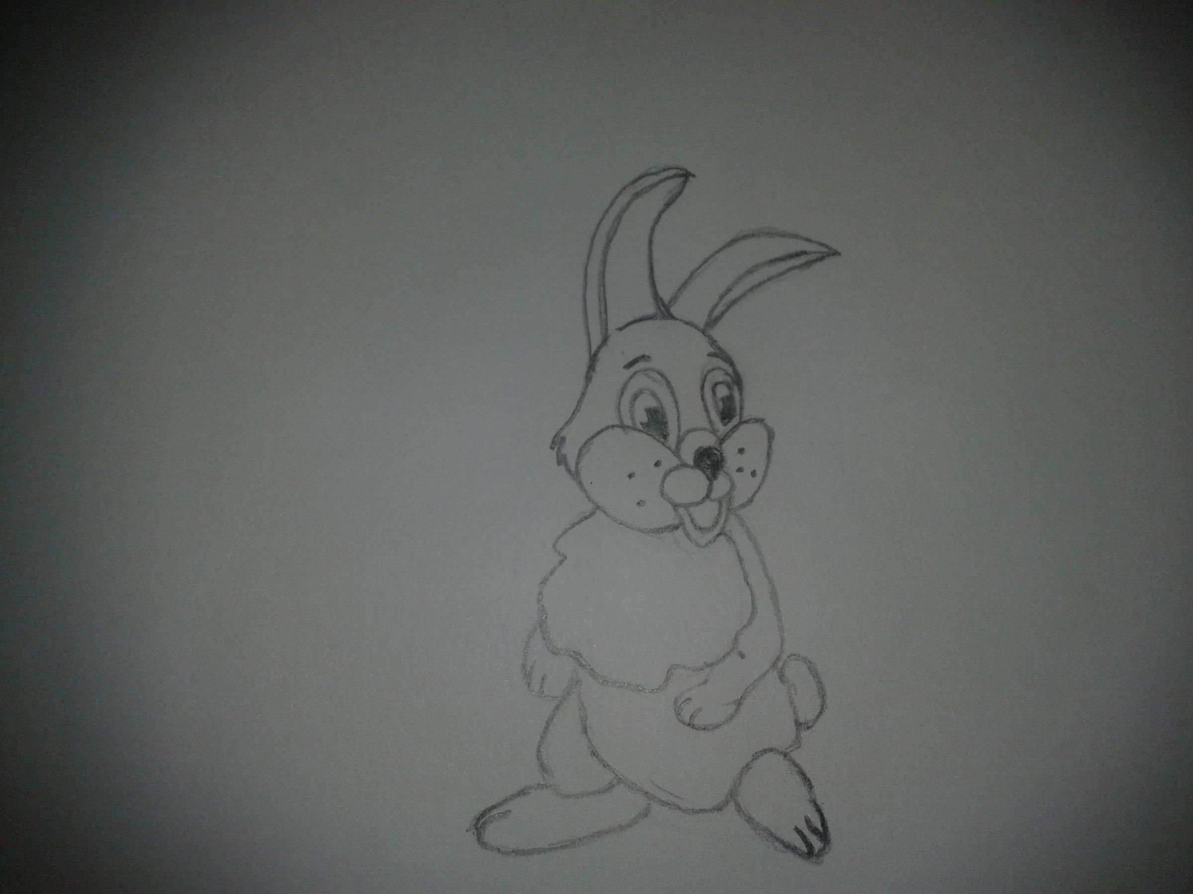 Cartoon Rabbit Body