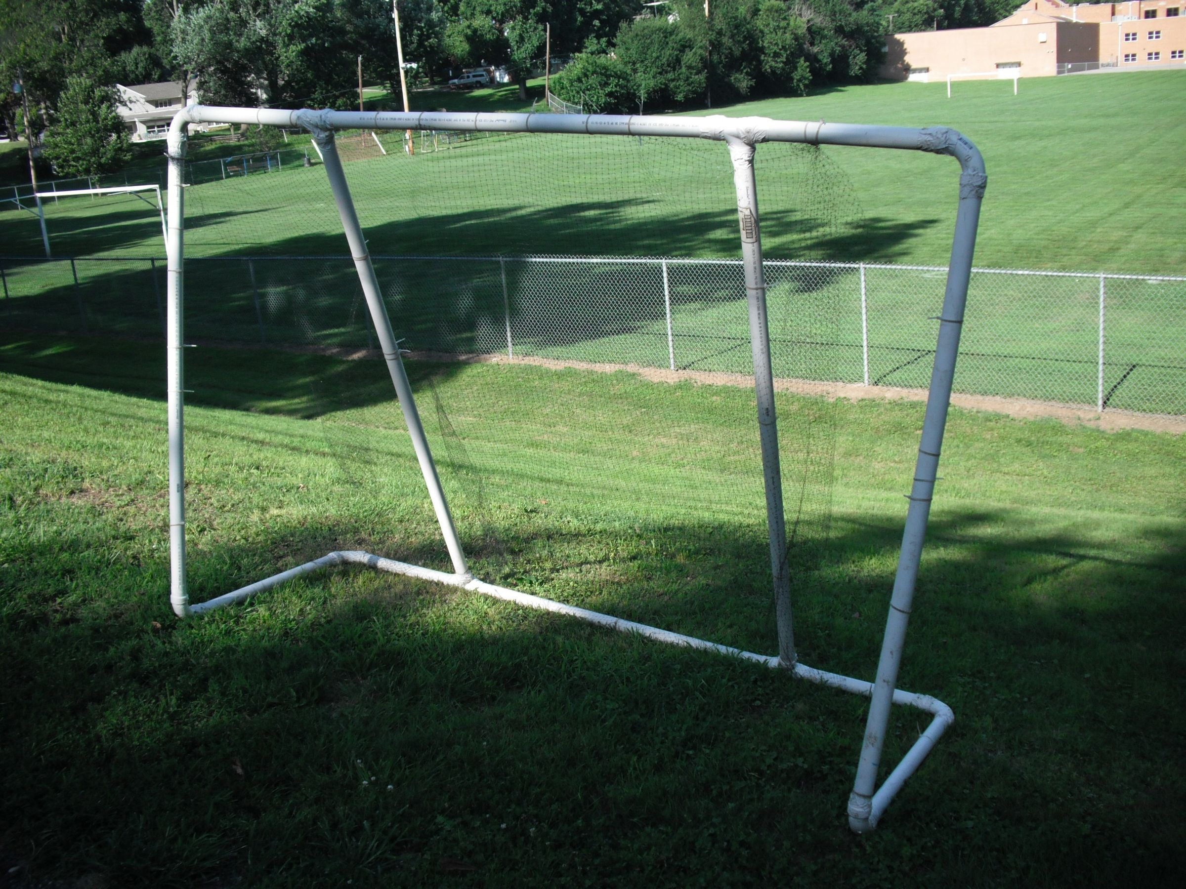 PVC Soccer Goals 10 Steps Instructables