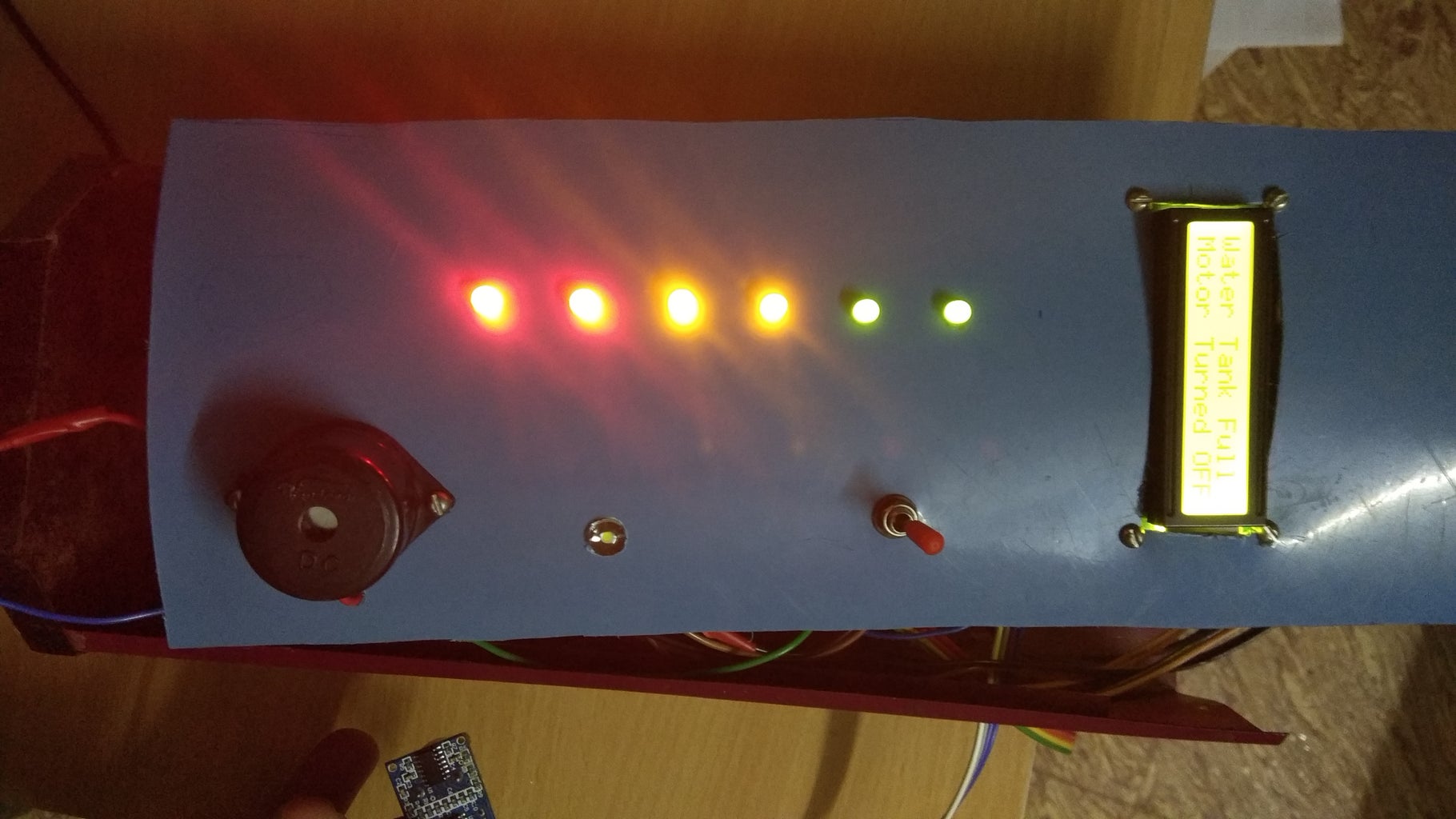 AUTOMATIC WATER TANK LEVEL INDICATOR & MOTOR CONTROL USING ULTRASONIC ...