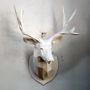 DIY Papercraft - Deer PDF Template