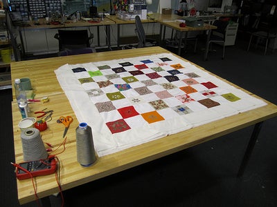 Tilt Sensing Quilt