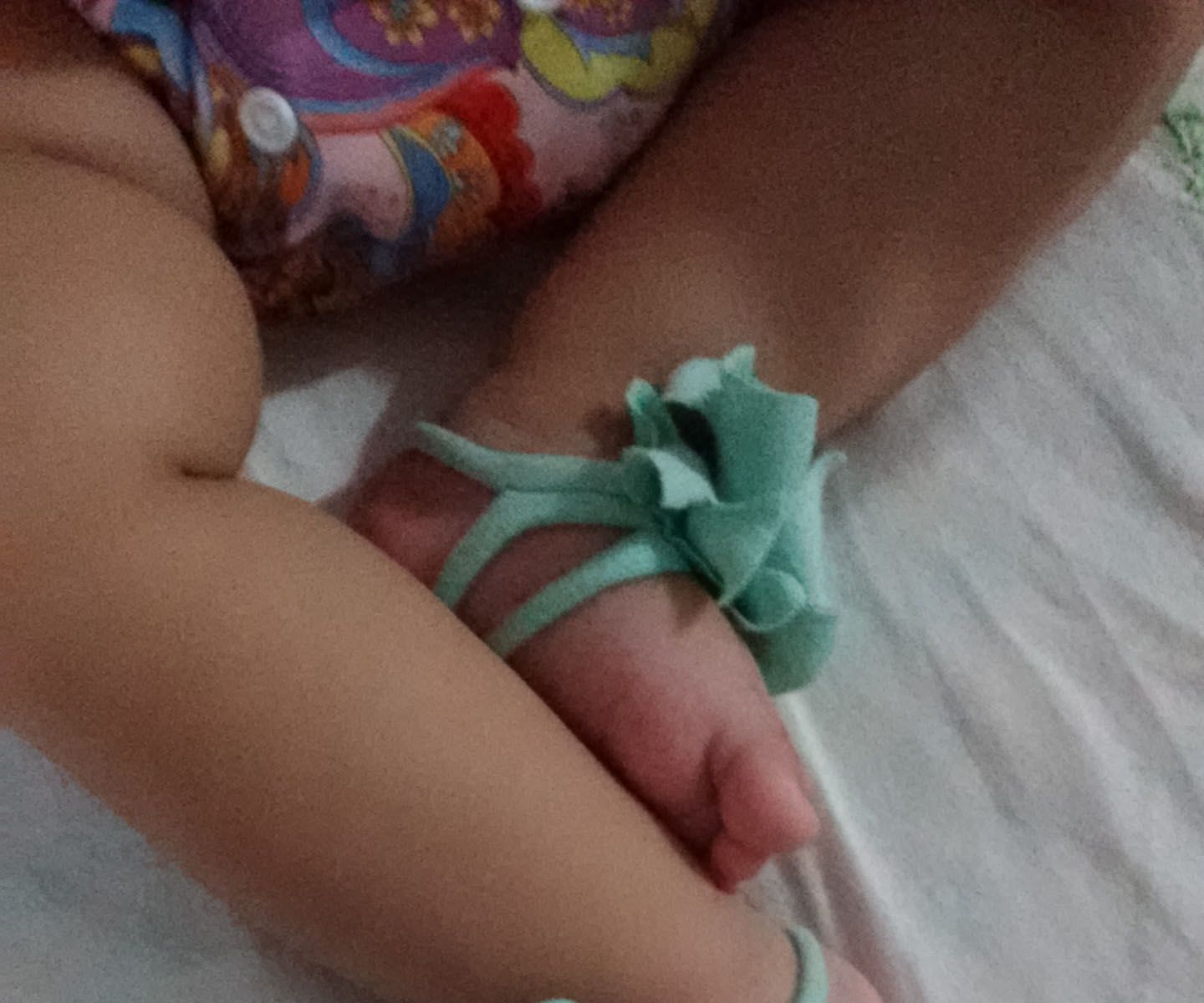 Transform: T-shirt to open sandals for baby