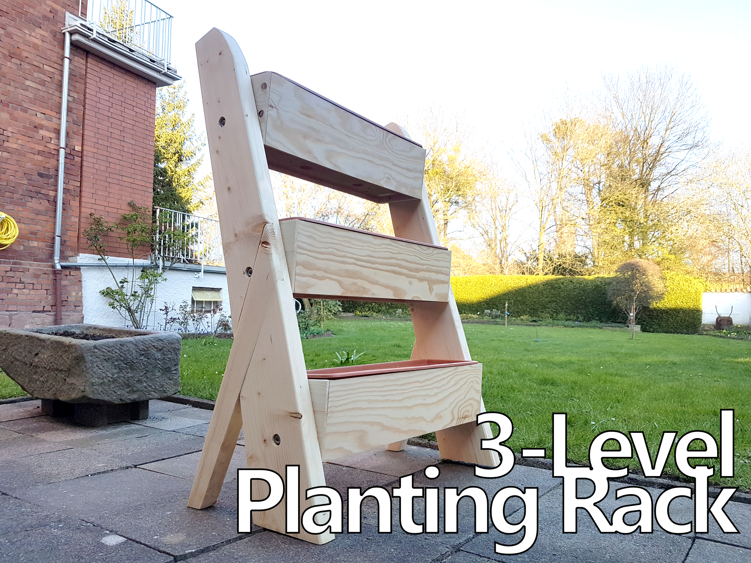 How to Make a 3-Level Planting Rack : 4 Steps (with Pictures ...