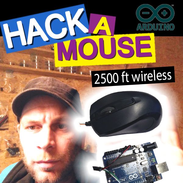 Raton Hack Arduino Hack a Mouse With Arduino. 2500 Ft Wireless. PS/2 : 5 Steps - Instructables