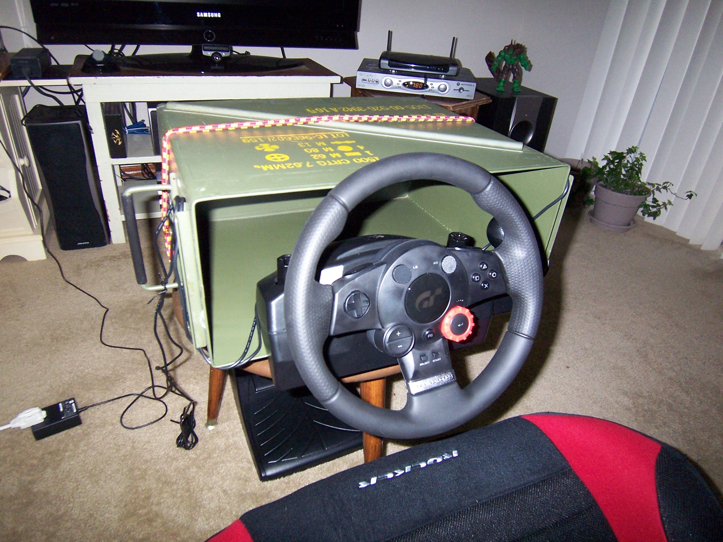 Video Game Steering Wheel Housing
