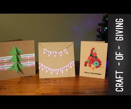 Easy and Quick Handmade Christmas Cards | Craft of Giving