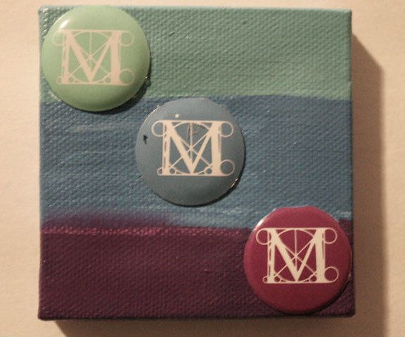 Met Museum Button Mini Canvas Art