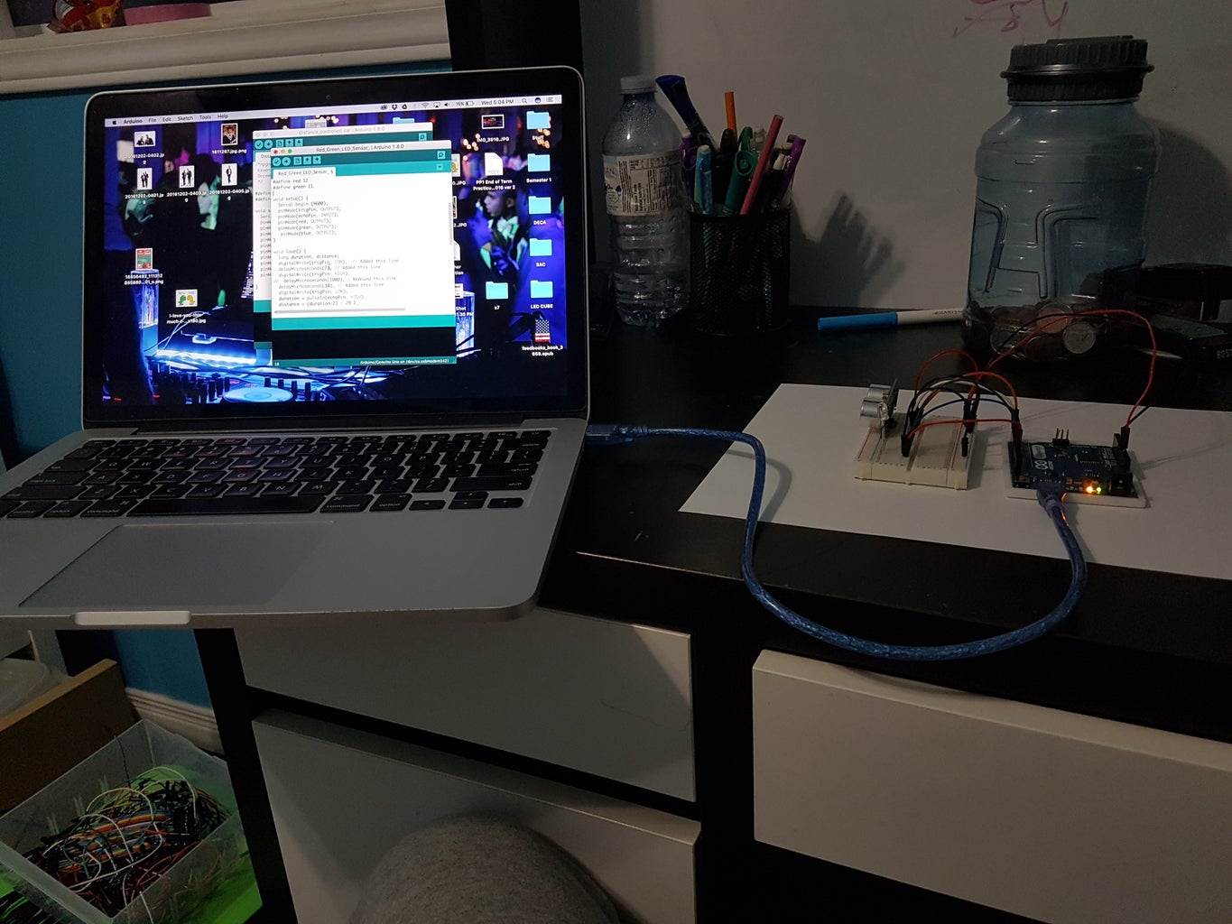 Ultrasonic Parking Sensor With Arduino : 6 Steps Circuit Diagram