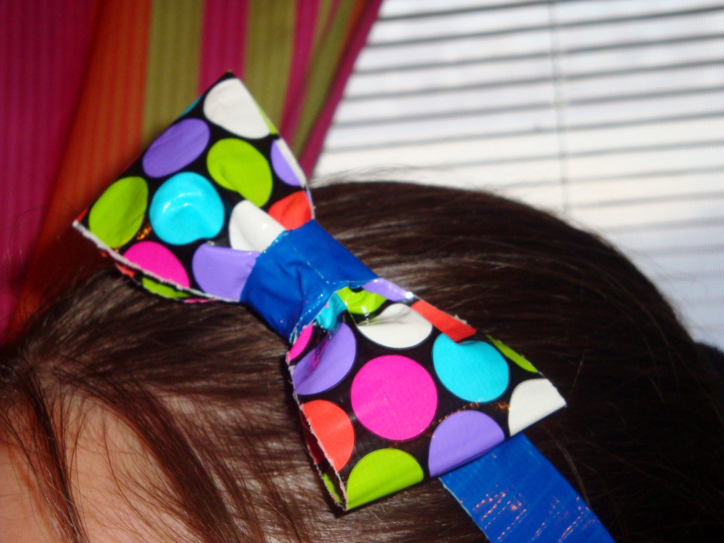 Duct Tape Bow Headband