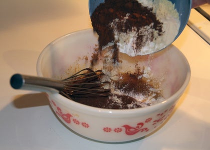 Flour, Cocoa Powder