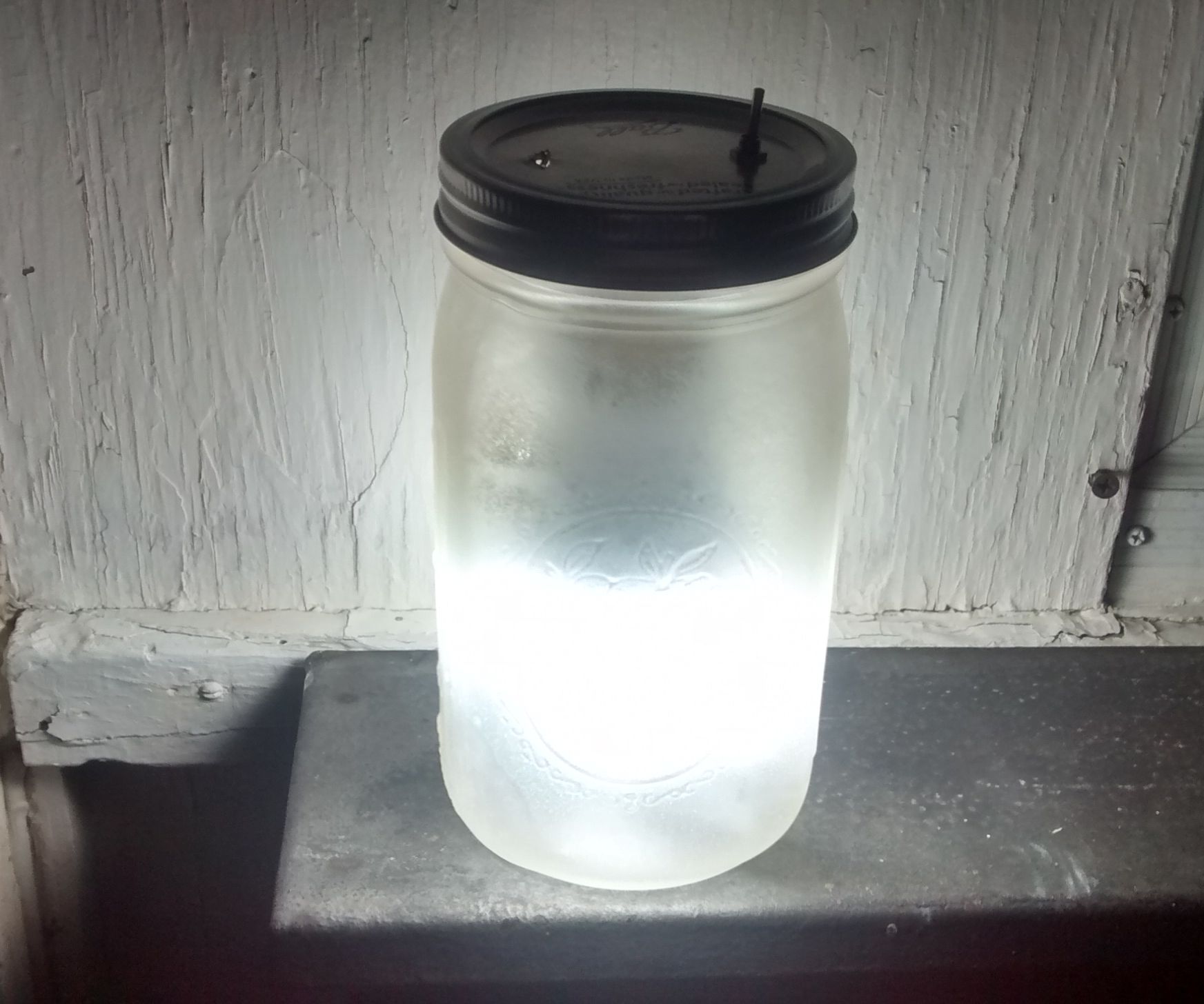 Rechargeable LED Mason Jar Portable Lamp – Perfect for Cabin/Camping/Small Room/SHTF