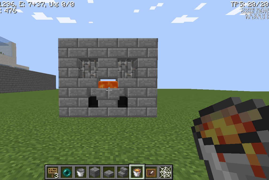 Creeper Door in Minecraft!