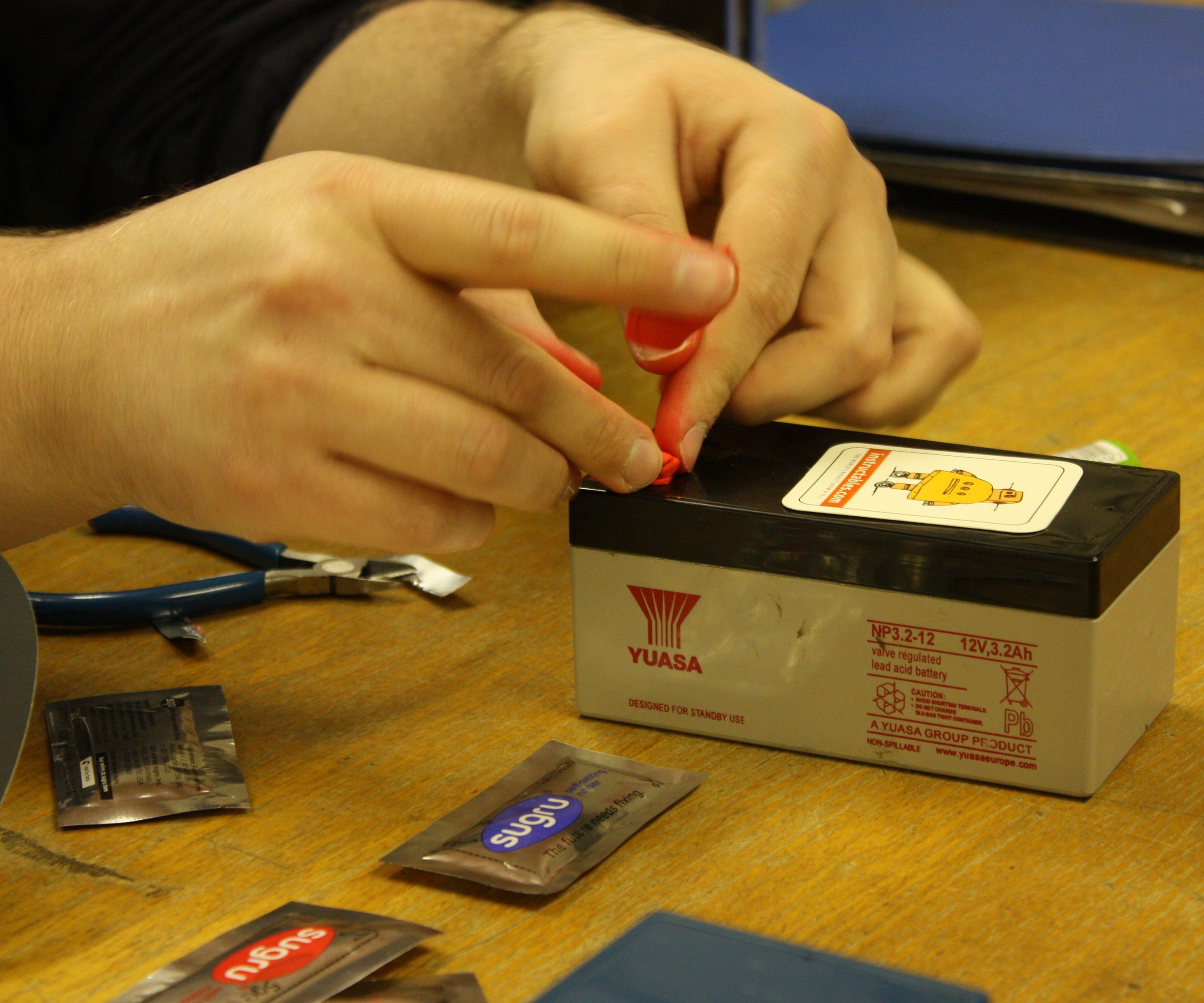 Battery Safety With Sugru