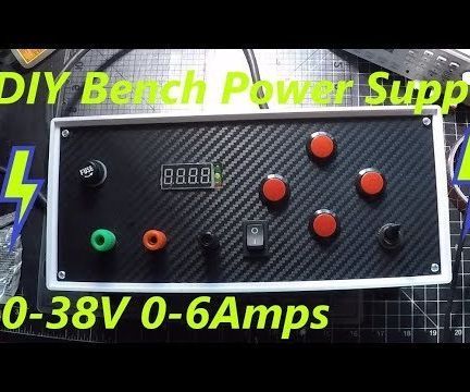 DIY Variable Bench Adjustable Power Supply "Minghe D3806" 0-38V 0-6A