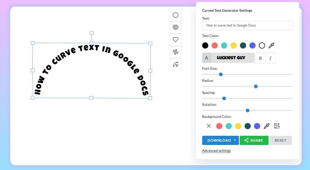 How to Curve Text in Google Docs : 11 Steps - Instructables