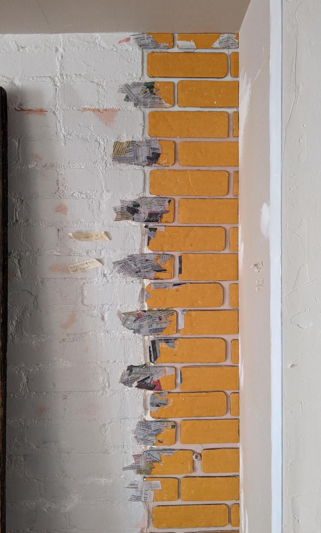 Fake Cardboard Brick Wall Fix 7 Steps (with Pictures) Instructables