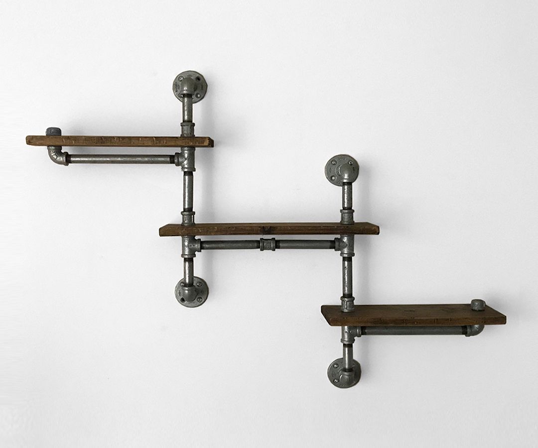 Making Your Own Custom Industrial Pipe Shelf Unit