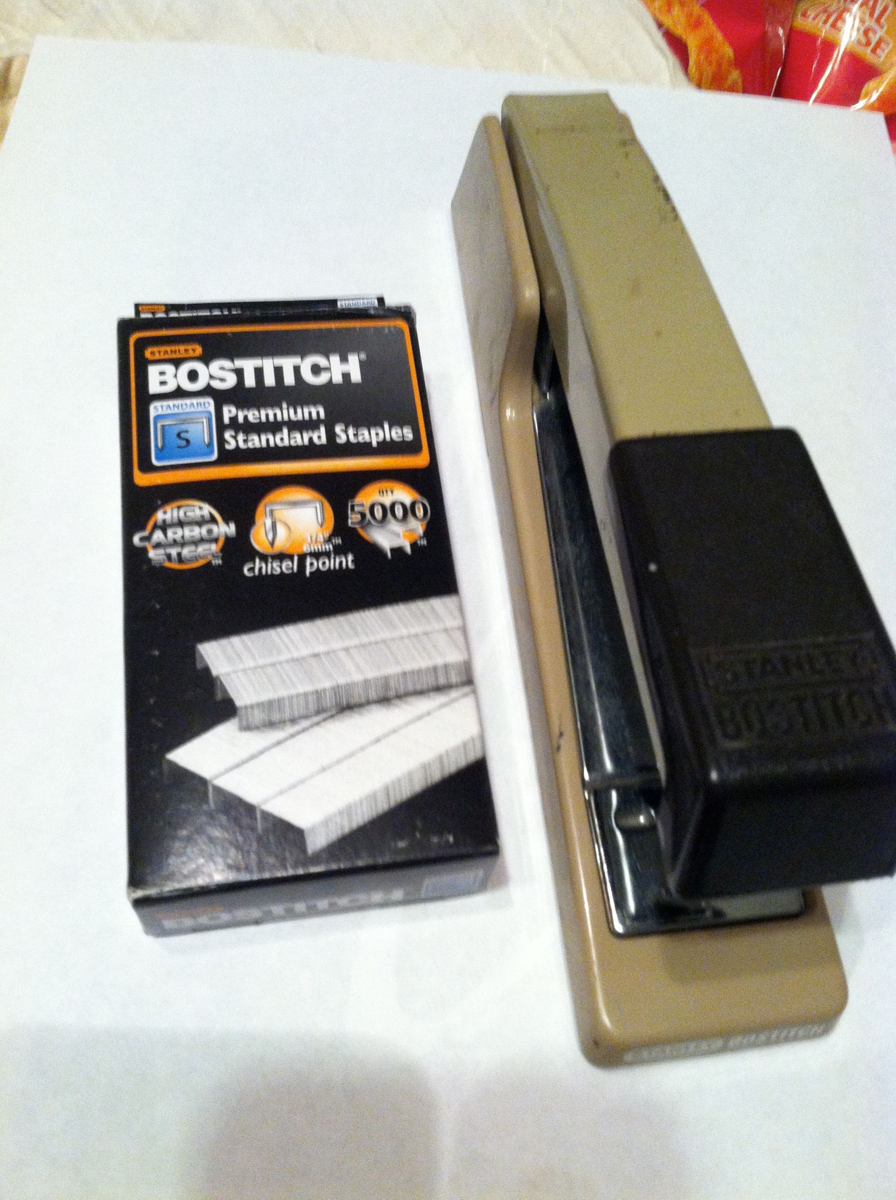 BOSTICK STAPLER / SIMPLE FIX Instructables