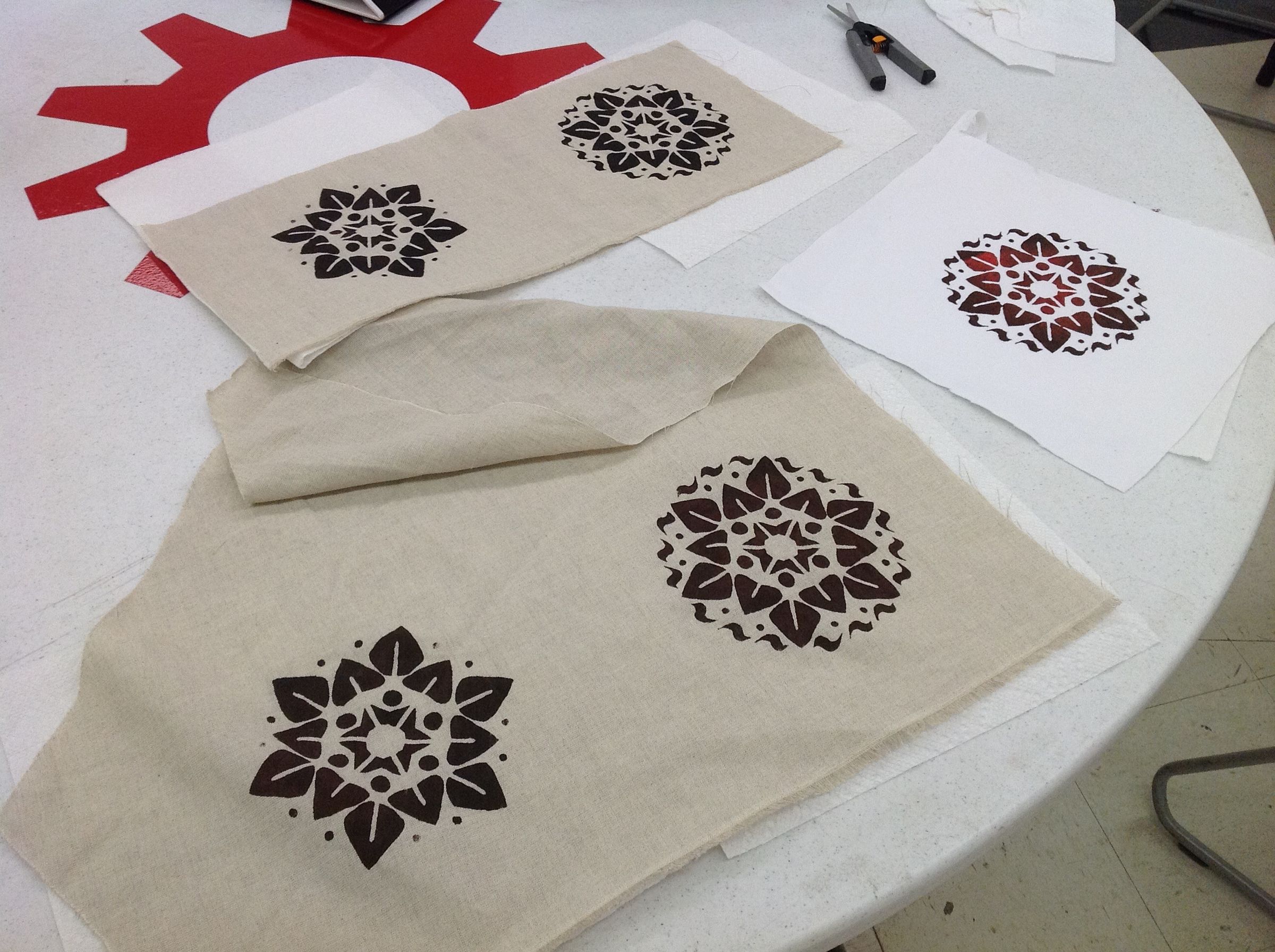 Lasercut Freezer Paper Stencils