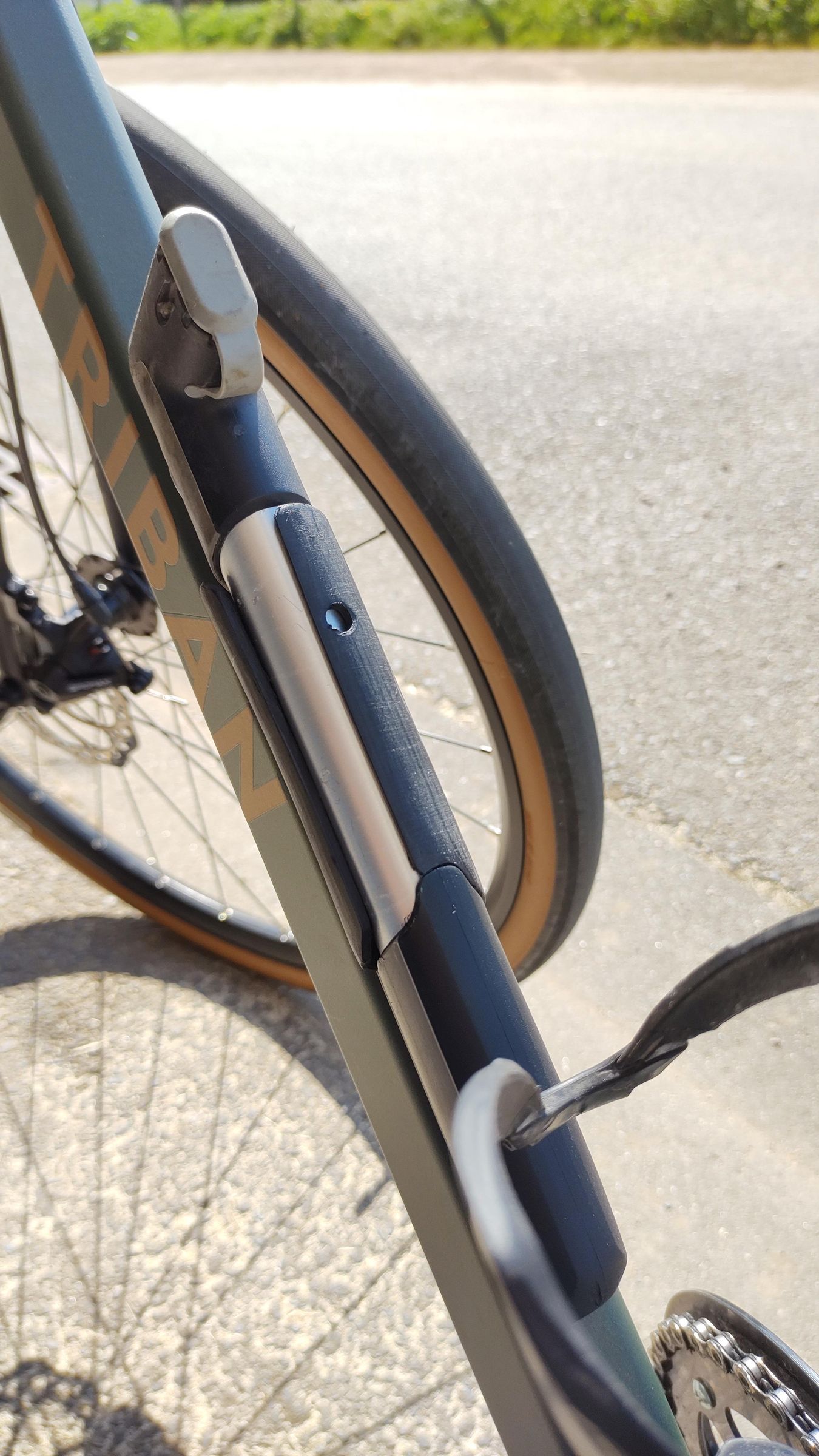 Bicycle Pump Holder 5 Steps Instructables