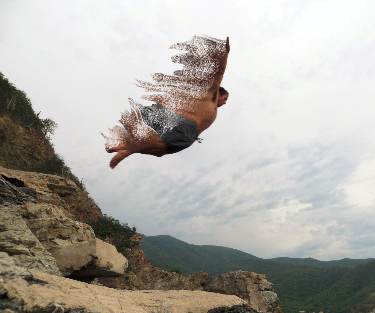 Disintegration in Photoshop