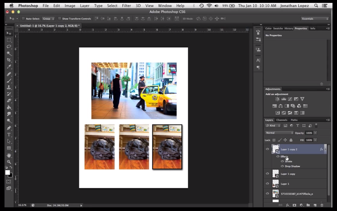 Creating Art Portfolios in Photoshop
