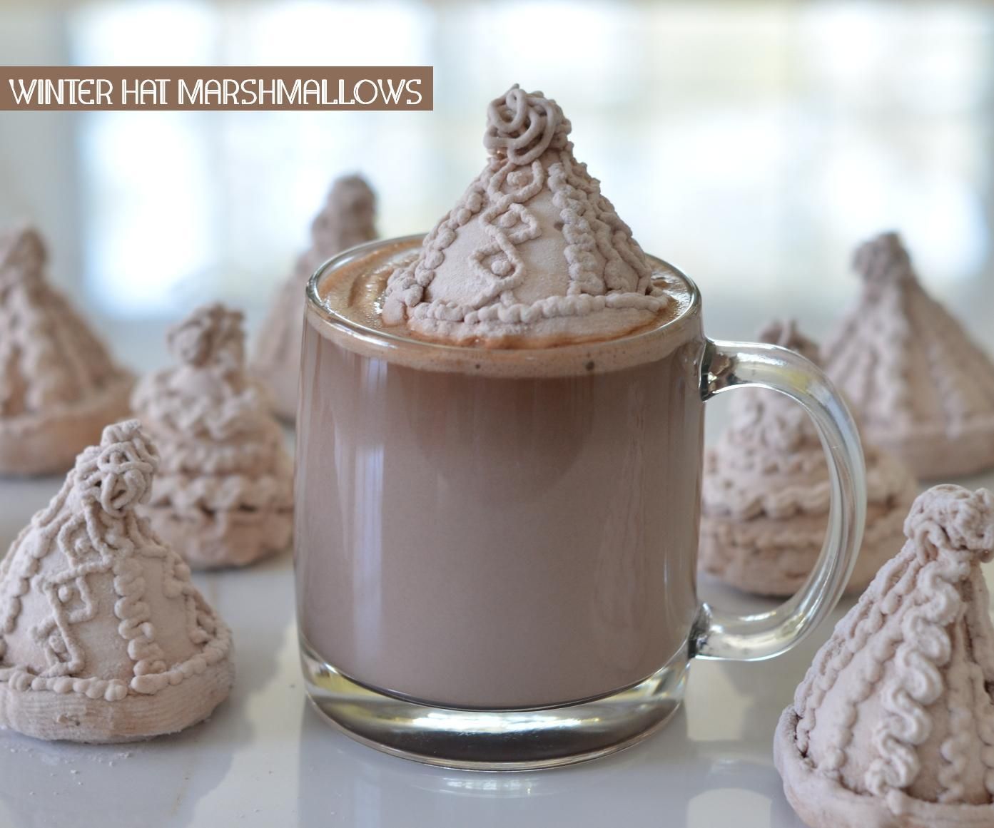 Winter Hat Marshmallows for Hot Cocoa