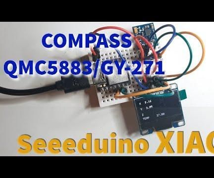Arduino Seeeduino XIAO Compass QMC5883-GY-271 & OLED Display
