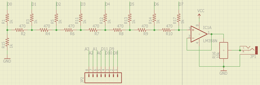 Arduino Keyboard Piano With 8 Bit R2R DAC : 5 Steps (with Pictures ...