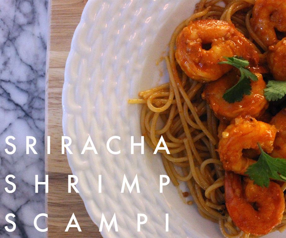 Sriracha Shrimp Scampi