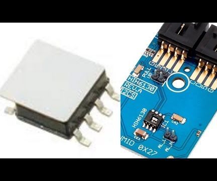 Humidity and Temperature Measurement Using HIH6130 and Arduino Nano