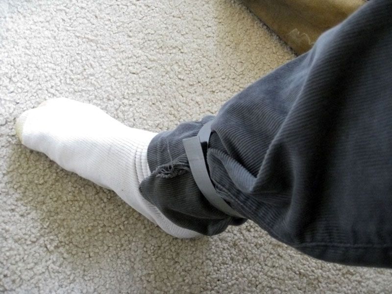 Professional Grade Duct Tape Bike Leg Strap