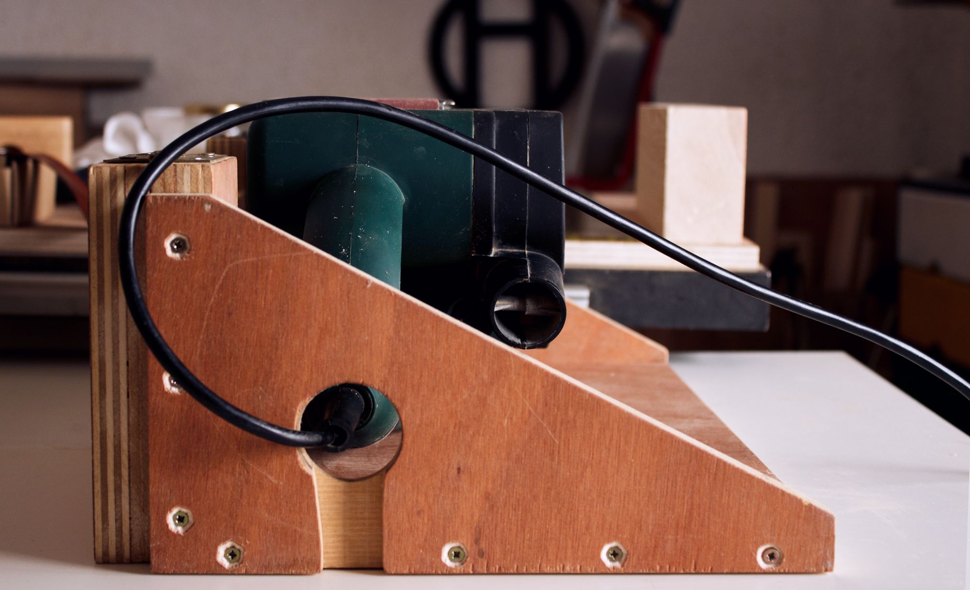 Make a Simple Belt Sander Stand 3 Steps (with Pictures) Instructables