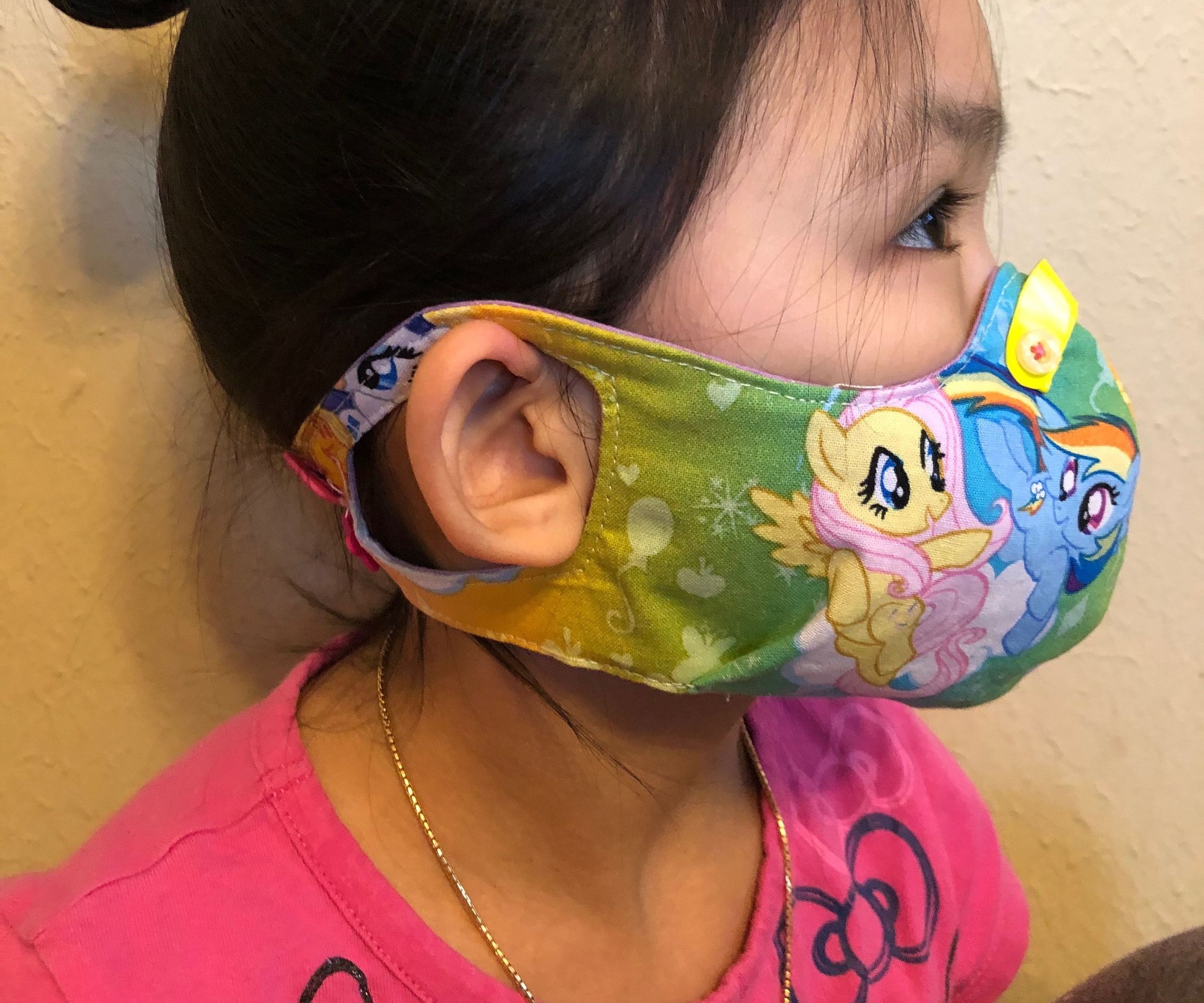 Kids Standard Cloth Mask W/ Ear-Keyhole